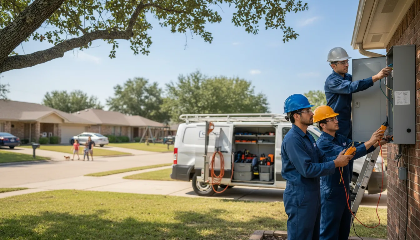 Certified electrician providing emergency electrical services in Buck Creek, IN
